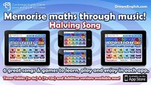 Subtraction Halving Numbers Math Song