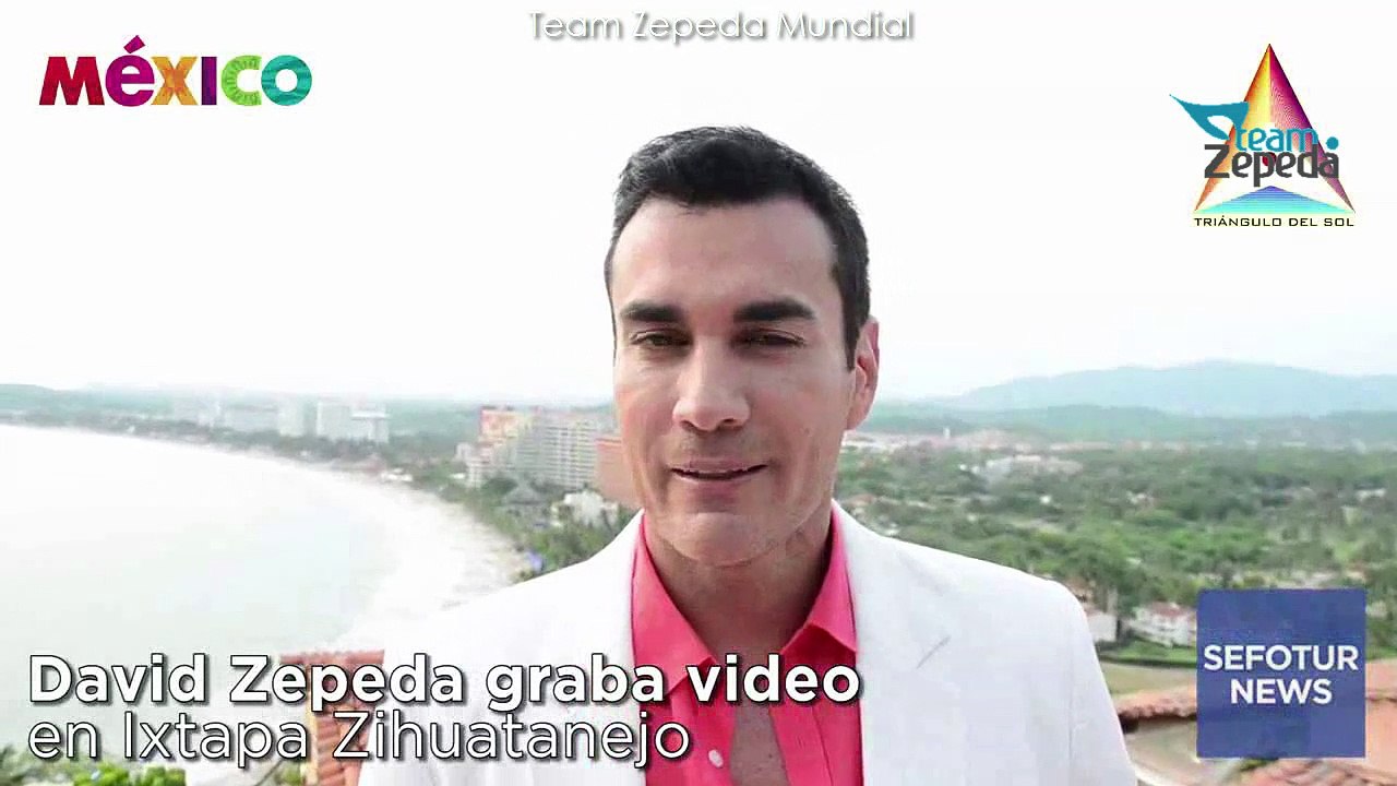 David Zepeda graba su video "Frío" en Ixtapa