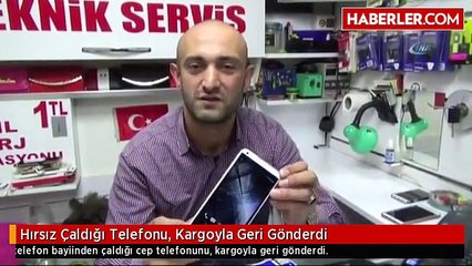 Hırsız Çaldığı Telefonu, Kargoyla Geri Gönderdi