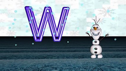 frozen | abecedario en español para niños | cancion ABC de las letras | Spanish Alphabet Song
