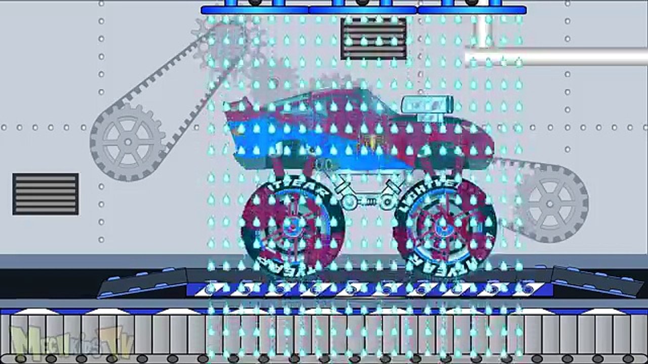 Spiderman Monster Truck - Toys Factory - Video For Kids