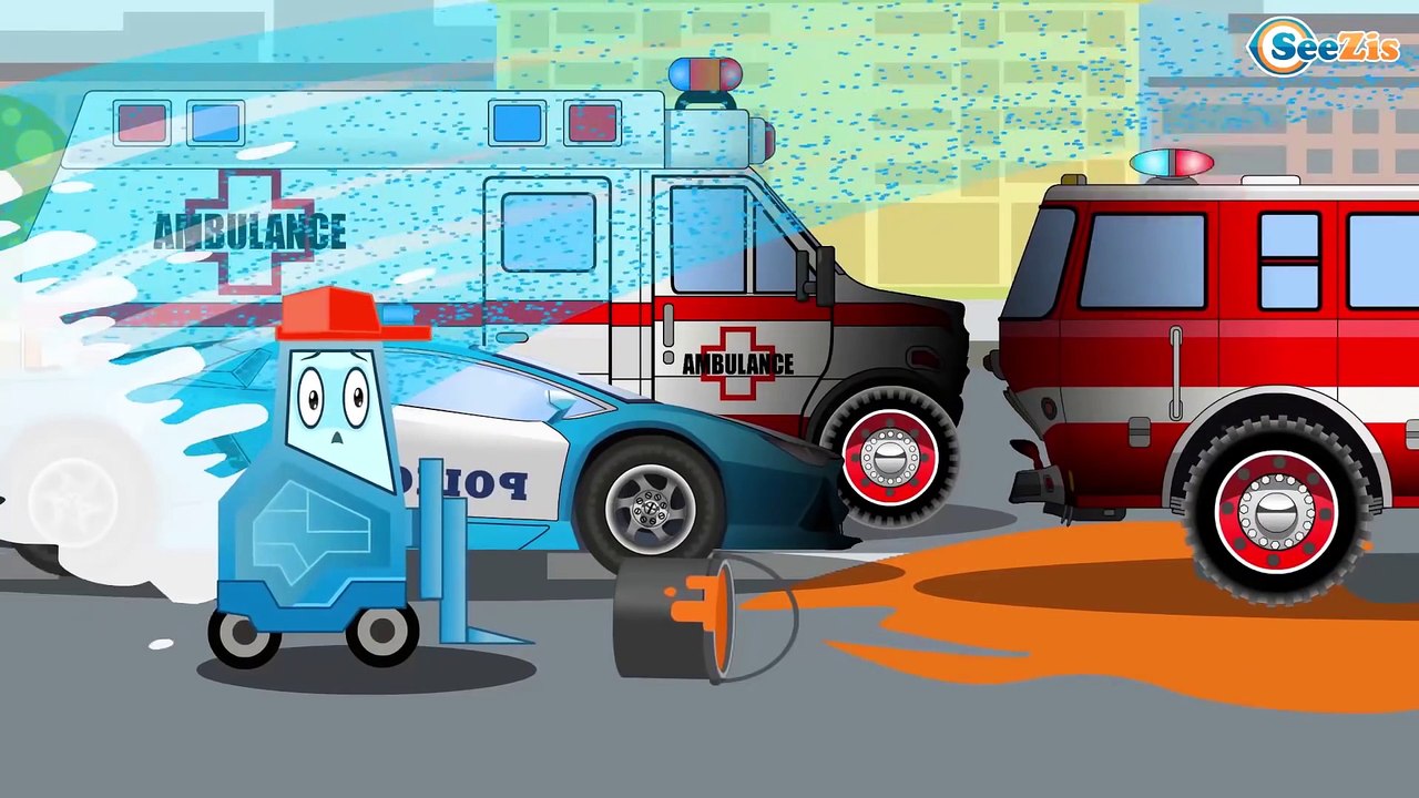 The White Ambulance - Cars & Trucks Cartoons - Vehicle & Car Planet for  children – Видео Dailymotion