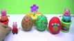 DISNEY EGGS SURPRISE FROZEN TOYS!!!!- PlaY doH Kinder surprise eggs videos PEPPA PIG Español
