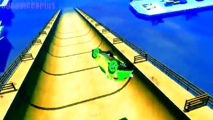 Iron Man & Spider Man Dinoco King 43 & Komodo Disney Cars Nursery Rhymes Children Songs