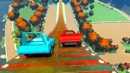 New Lightning McQueen & New Dinoco King 43 Disney cars Nursery Rhymes The Muffin Man