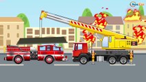The White Ambulance and The Fire Truck | Bip Bip Cars & Trucks Cartoon for children