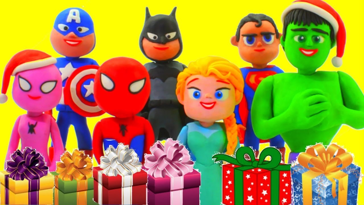 Superhero Christmas Pranks Frozen Elsa Hulk Spiderman Play Doh Stop Motion  Full Episodes - Video Dailymotion