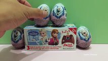 Disney Frozen Chocolate Surprise Eggs - Elsa the snow queen, Anna and Olaf