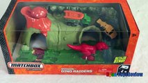 DINOSAUR TOYS Matchbox Mission Dino Raiders Jurassic World Surprise Eggs Minions Ryan ToyReview