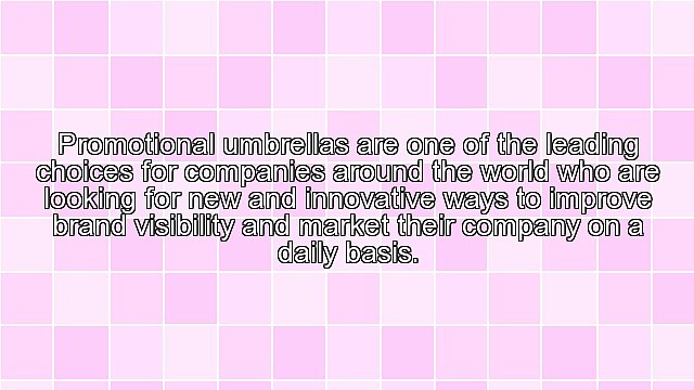 Factors to Consider When Buying Promotional Umbrellas