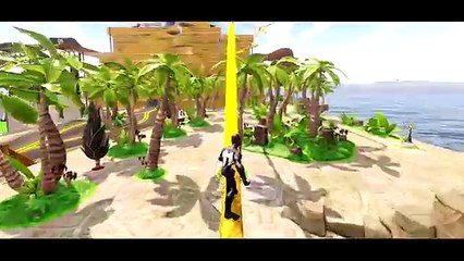 BLACK SPIDERMAN Driving Monster Truck with Venom & The Incredible Hulk + Nursery Rhymes