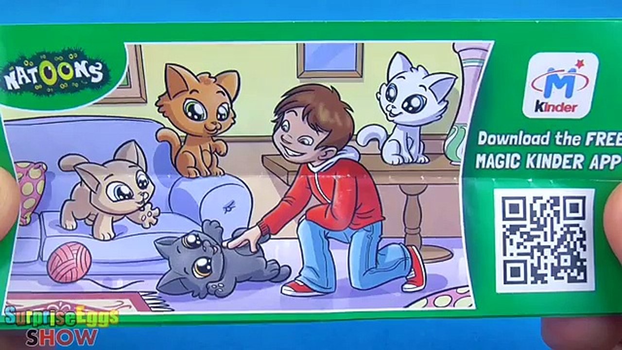 New Kinder Surprise Toys Collection Sweet Cats Natoons Series new-2016