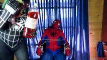 Spider-man Vs Venom In Real Life Super Hero Epic figth