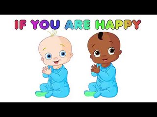 IF YOU ARE HAPPY - Best Nursery Rhymes - Music and Songs for kids, Children, Babies