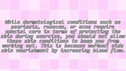 Fitness Exercise Promotes Healthy Skin