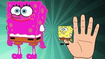 SpongeBob SquarePants Finger Family Song Nursery Rhymes | SpongeBob Songs Cartoon Baby Learning Song