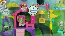 Puppy In My Pocket Park Playground - Click On Pouch & Puppies - Big Egg Toy Surprise