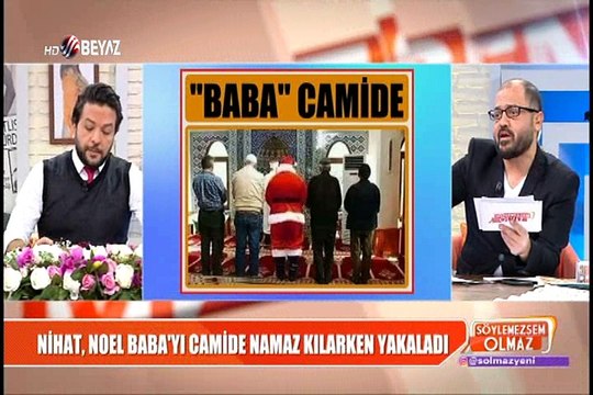 Nihat Doğan, Noel Baba'yı namaz kılarken yakaladı