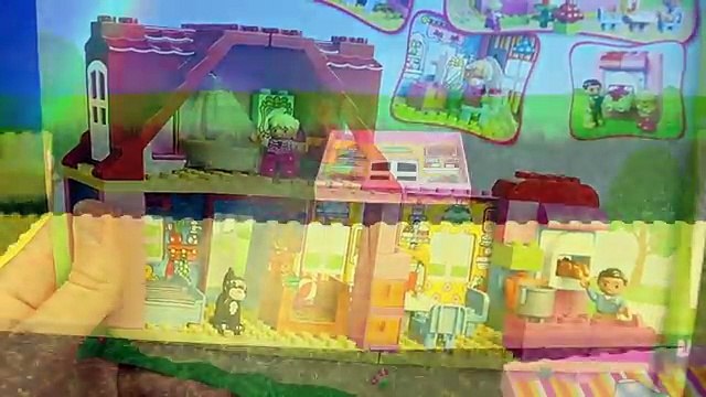 LEGO DUPLO Play House Mickey Mouse, Minnie, Peppa Pig, & Spiderman Blocks Dollhouse