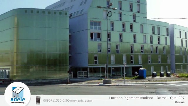Location logement étudiant - Reims - Quai 207