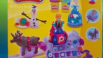 ♥♥♥ New Play-Doh Sisters Sled Ride play set Disney Frozen Olaf Elsa Anna Sven ♥♥♥
