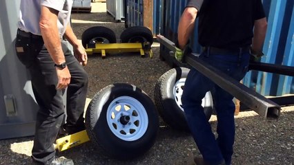 Comment déplacer un conteneur facilement sans camion ?