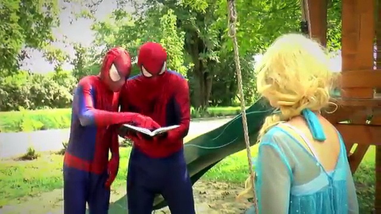 Bad Baby vs Frozen vs Spiderman vs Maleficent Real Life Superhero Movie Funny