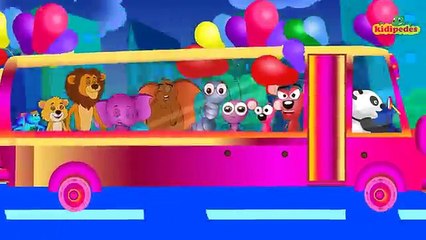 The Wheels On The Bus | Wheels On The Bus Rhyme For Children I Kindergarten Song