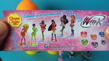 Play Doh Surprise Eggs Cups Disney Frozen Winx Club Planes / Surprise Toys Huevos Sorpresa