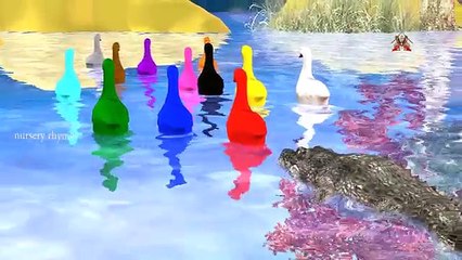 Colors Song || Lets Learn Colors With DUCKS & CROCODILE || Explore Colors With DUCKS AND CROCODILE