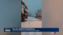 Hermon ski resort covered with snow overnight