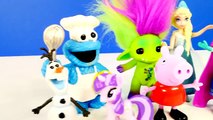 Play Doh Lunchtime Creations Disney Frozen Peppa Pig Zelfs Cookie Monster Playdough Sweet Shoppe