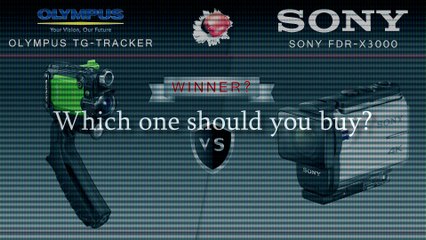 Olympus TG-Tracker vs. Sony FDR-X3000