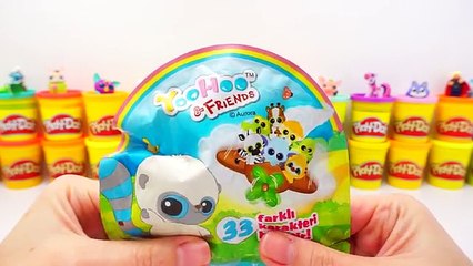 GIANT My Talking Tom & My Talking Angela Play-Doh Surprise Eggs Compilation