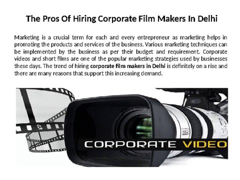 Corporate Video Production Delhi | Corporate Video Production Companies