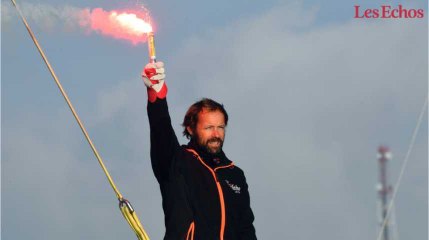 Record du tour du monde à la voile : Coville remporte son pari fou