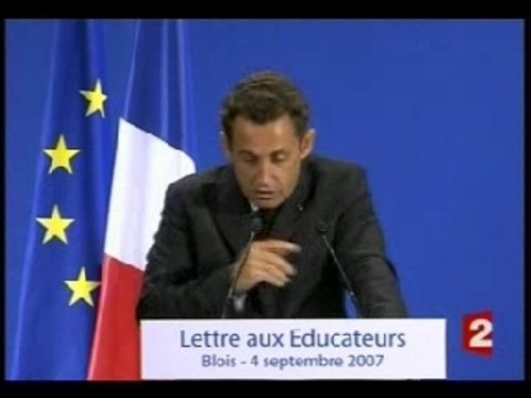 NICOLAS SARKOZY BLOIS COLLEGE MICHEL BEGON 4 09 07