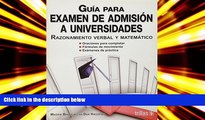 Audiobook  Guia para examen de admision a universidades / Test Guidelines for universities