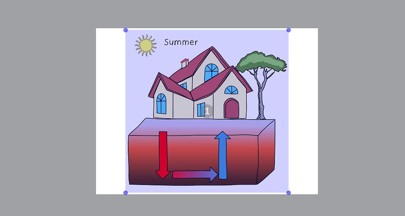 How to draw step by step for kids- house on summer-alternative energy-by Draw My Hands