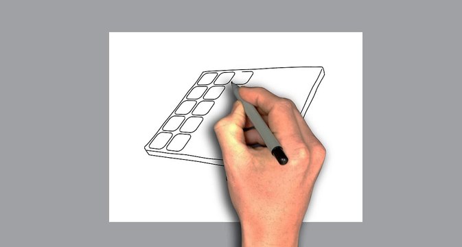 How to Draw step y step for kids-Solar wall charging-Alternative Energy-by Draw My Hands