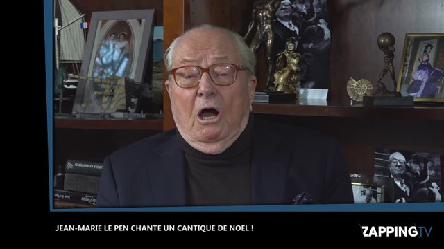 FN : Jean-Marie Le Pen chante des cantiques pour Noël, l’hilarante vidéo
