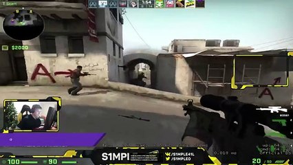 CS:GO - S1MPLE vs MM TROLL