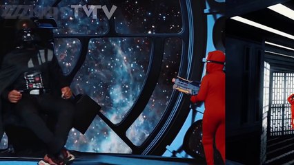 DARTH VADER STEALS SANTA CLAUS SPIDERMAN vs Superman Christmas Gifts Surprise ZZ kids TV_2