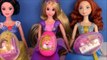 Disney Princess SURPRISE EGGS! Open Surprise Eggs with SNOW WHITE RAPUNZEL MERIDA Barbie Dolls