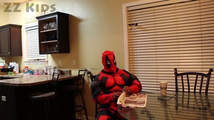 Spiderman vs Batman Zombie PRANKS Deadpool Spiderman Homecoming Video ZZ Kids TV Superheroes_2