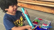 EGG SURPRISE TOYS Disney Cars Thomas and Friends Family Fun Playtime Outside Ryan ToysReview