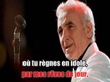 Charles Aznavour - J'en déduis que je t'aime KARAOKE / INSTRUMENTAL