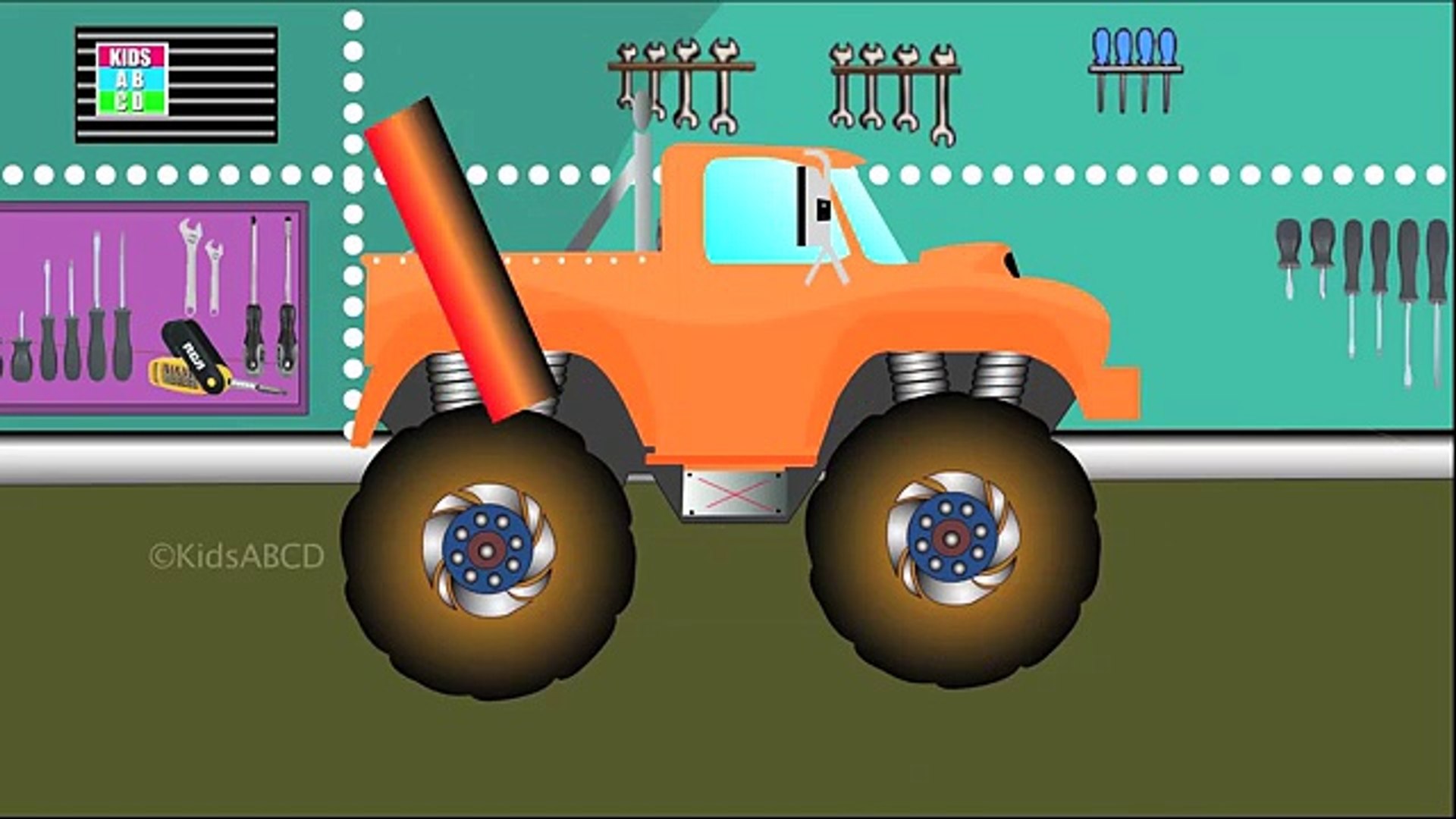 Monster Truck Stunt Monster Truck Videos For Kids Monster Trucks For Children Dailymotion Video