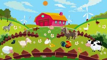 Odgłosy zwierząt domowych, farma, na wsi - dźwięki jakie wydają zwierzęta - nauka zabawa dla dzieci