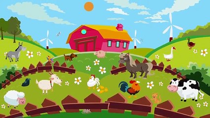 Odgłosy zwierząt domowych, farma, na wsi - dźwięki jakie wydają zwierzęta - nauka zabawa dla dzieci